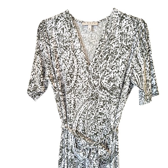 CHAUS New York Women's Long Dress Dinner Bohemia Cocktail Dress Green Be… - Picture 10 of 12